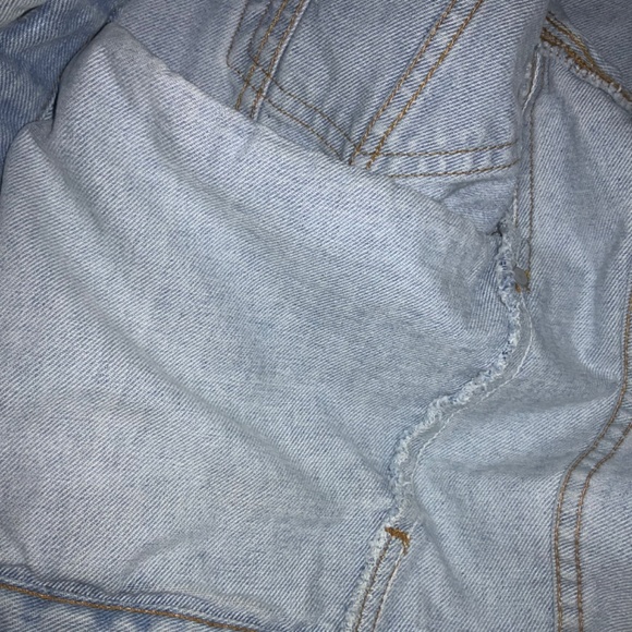 Nuovo Jeanswear Denim Jacket sz L light wash distressed 80s 90s trucker - Picture 12 of 12